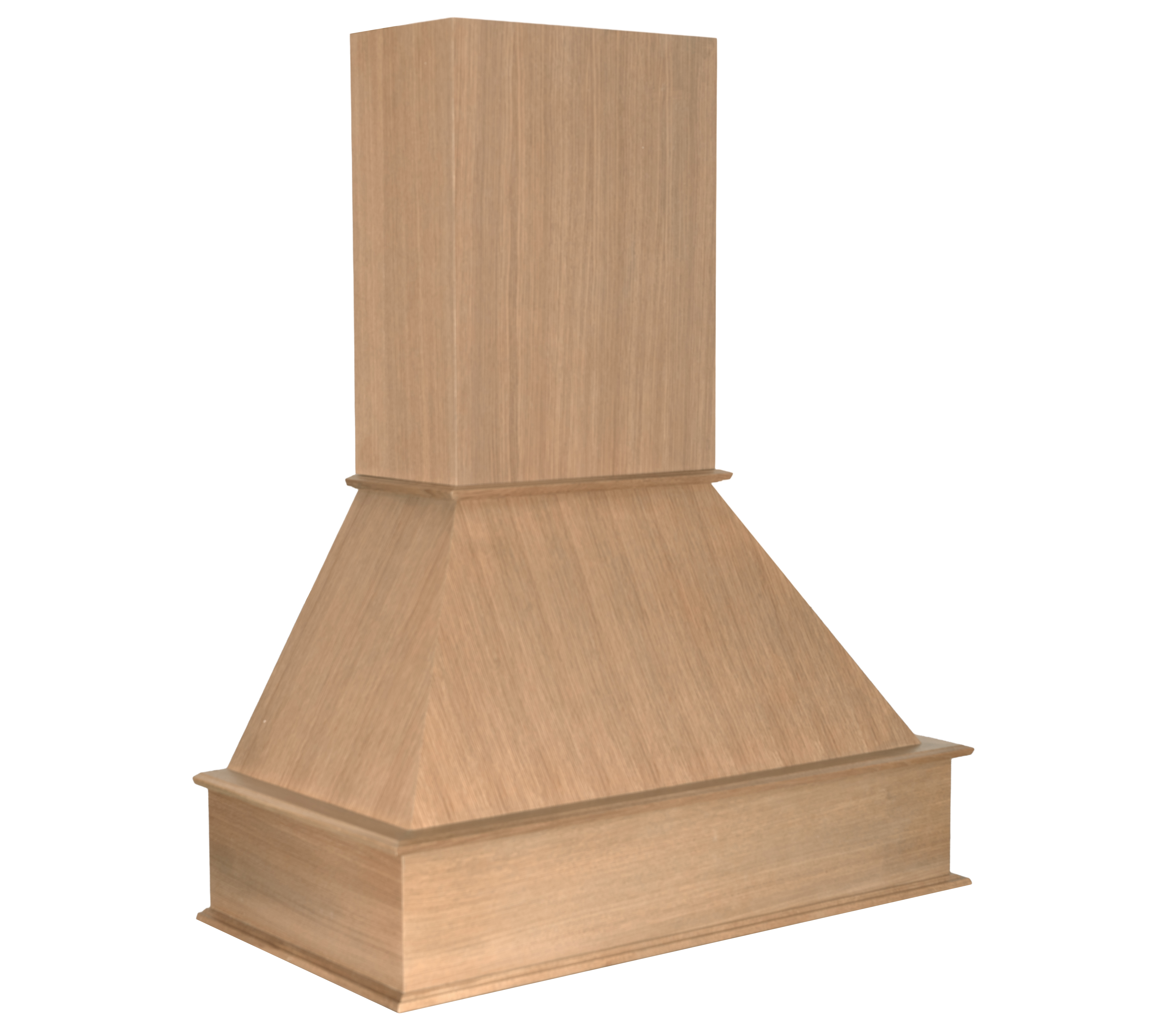 White oak kitchen hood accessory