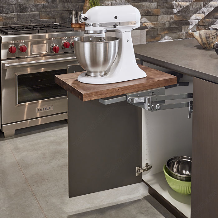 Appliance Lift with Soft-Close