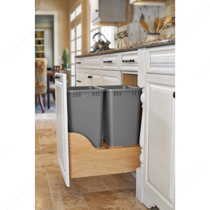Concealed Pull-Out Bins
